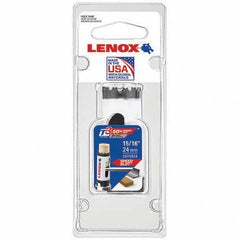 Lenox - Hole Saws Saw Diameter (mm): 1.50 Saw Diameter (Inch): 1-1/16 - USA Tool & Supply