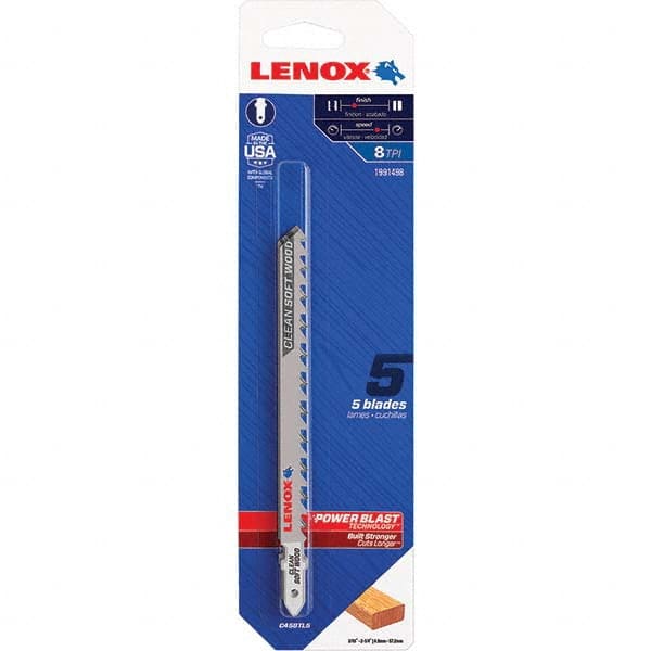 Lenox - Jig Saw Blades Blade Material: Bi-Metal Blade Length (Inch): 4-5/8 - USA Tool & Supply