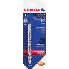 Lenox - Jig Saw Blades Blade Material: Bi-Metal Blade Length (Inch): 4 - USA Tool & Supply