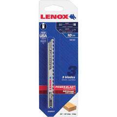 Lenox - Jig Saw Blades Blade Material: Bi-Metal Blade Length (Inch): 4 - USA Tool & Supply