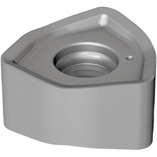 Seco - 218.21230TR M15 Grade MS2050 Carbide Milling Insert - TiAlN/NbN Finish, 5.95mm Thick, 1/2" Inscribed Circle, 1.6mm Corner Radius - USA Tool & Supply