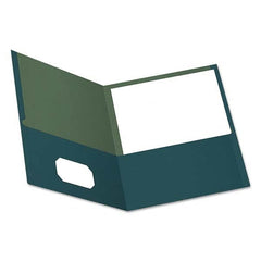 OXFORD - File Folders, Expansion Folders & Hanging Files Folder/File Type: Pocket Folders Color: Blue - USA Tool & Supply