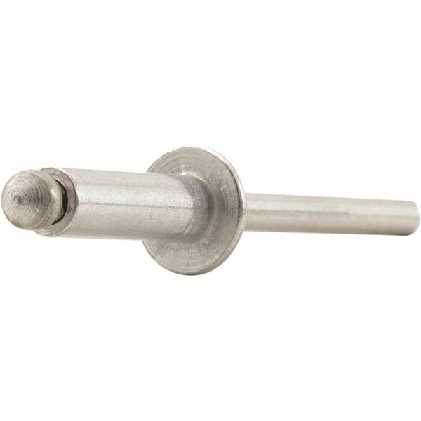 STANLEY Engineered Fastening - Size 4 Dome Head Aluminum Open End Blind Rivet - USA Tool & Supply