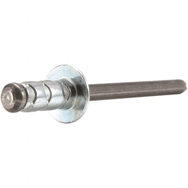 STANLEY Engineered Fastening - Size 6 Large Flange Head Aluminum Multi Grip Blind Rivet - USA Tool & Supply