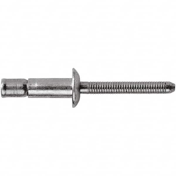 STANLEY Engineered Fastening - Size 8 Dome Head Steel Structural with Locking Stem Blind Rivet - USA Tool & Supply