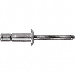 STANLEY Engineered Fastening - Size 8 Dome Head Steel Structural with Locking Stem Blind Rivet - USA Tool & Supply