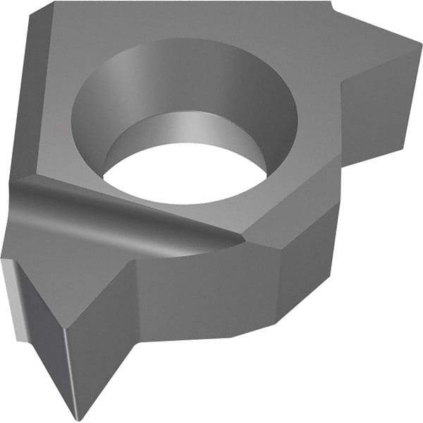 Vargus - 5LI Internal Left Hand 26-14 Partial Profile 55° Laydown Threading Insert - Grade VBX, TiCN Coated Carbide, 5mm Inscribed Circle - USA Tool & Supply