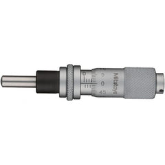 Mitutoyo - Mechanical Micrometer Heads Minimum Measurement (mm): 0.00 Maximum Measurement (mm): 13.00 - USA Tool & Supply