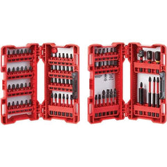 Milwaukee Tool - Power & Impact Screwdriver Bit Sets Point Type: Phillips, Slotted, Torx, Square Tool Type: Impact Driver - USA Tool & Supply