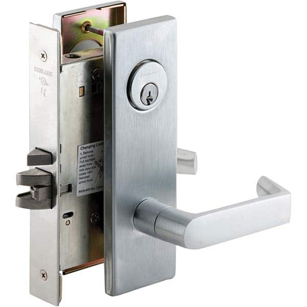 Schlage - Lever Locksets Type: Storeroom Door Thickness: 1-3/4 - USA Tool & Supply