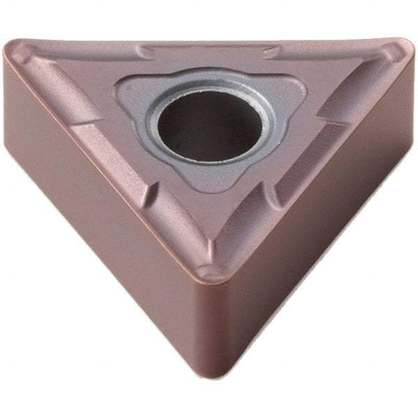 Seco - TNMG332 MF2 Grade TH1000 Carbide Turning Insert - TiAlSiN Finish, 60° Triangle, 3/8" Inscr Circle, 0.031" Corner Radius - USA Tool & Supply