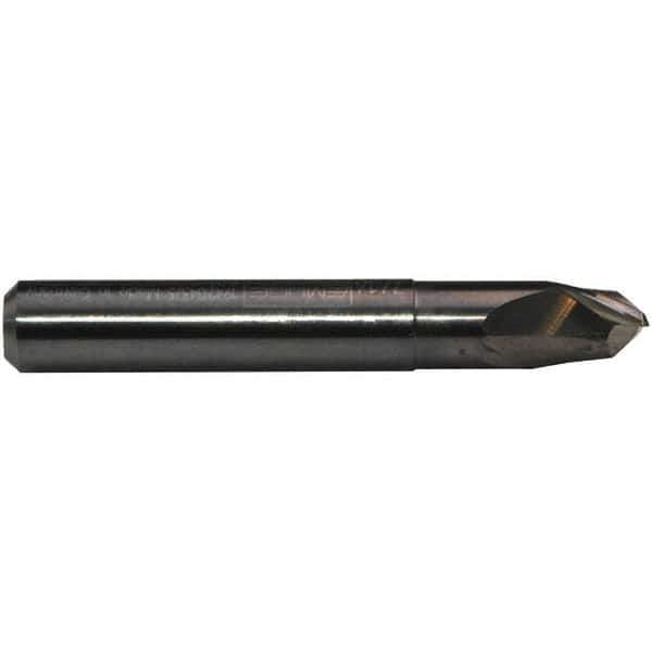 Emuge - 7/16", 2 Flute, Single End, Solid Carbide, 3/64" Corner Radius End Mill - 3" OAL, 30° Helix, Right Hand Flute, 1/32" LOC, Right Hand Cut, 1-1/8" Extended Reach - USA Tool & Supply
