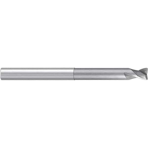 Emuge - 12mm, 2 Flute, Single End, Solid Carbide, 1.5mm Corner Radius End Mill - 160mm OAL, 30° Helix, Right Hand Flute, 10mm LOC, Right Hand Cut, 70mm Extended Reach - USA Tool & Supply