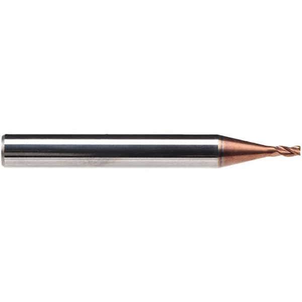 Emuge - 16mm Diam, 16mm LOC, 3 Flute Solid Carbide Roughing & Finishing End Mill - TiAlN Finish, 82mm OAL, 16mm Shank Diam, Cylindrical Shank, 38° Helix, Centercutting, Stub Length - USA Tool & Supply