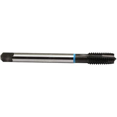 Emuge - M12x1.75 M 3 Flute BT Plug Spiral Flute Tap - High Speed Steel, Nitride Finish, 110mm OAL, Right Hand Flute, Right Hand Thread, Series Rekord B-VA - Exact Industrial Supply