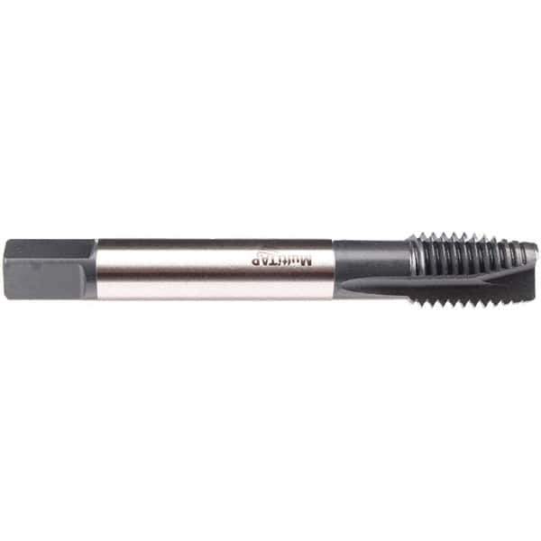 Emuge - M24x3.00 M 3 Flute 6H Plug Spiral Flute Tap - High Speed Steel, NE2 Finish, 160mm OAL, Right Hand Flute, Right Hand Thread, Series C1577300 - USA Tool & Supply