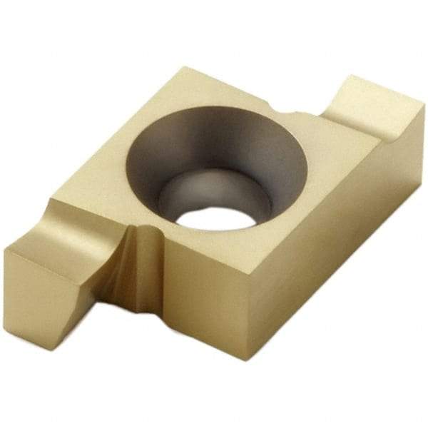 Seco - 620EA Grade CP30, 6mm Cutting Width Carbide Grooving Insert - 6mm Max Depth of Cut, Right Hand, TiN/TiCN Finish - USA Tool & Supply