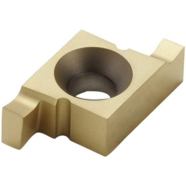 Seco - 520NR Grade CP30, 5mm Cutting Width Carbide Grooving Insert - 5mm Max Depth of Cut, Neutral, TiN/TiCN Finish - USA Tool & Supply