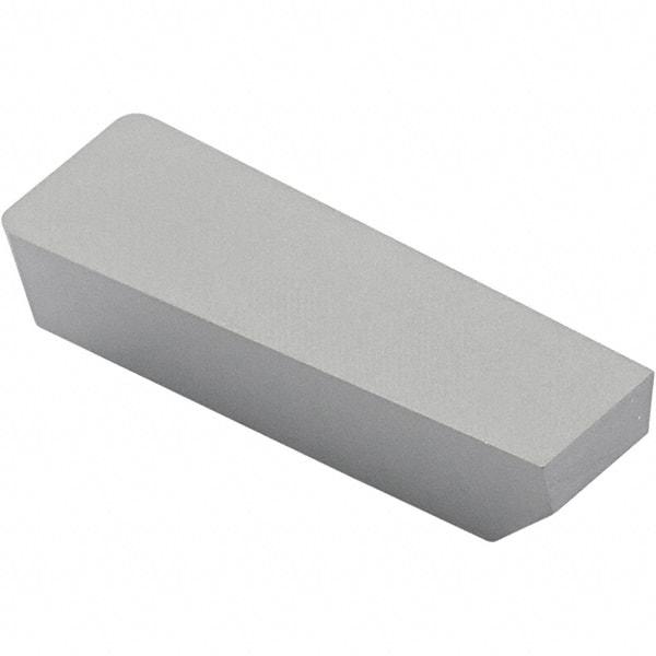 Seco - 120404LPGN Grade CW100, 1/8" Cutting Width Ceramic Grooving Insert - 1/4" Max Depth of Cut, Neutral, 0.381mm Corner Radius, Uncoated - USA Tool & Supply