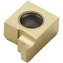 Seco - 2.659NL2 Grade CP30, 2.65mm Cutting Width Carbide Grooving Insert - 2.65mm Max Depth of Cut, Left Hand, TiN/TiCN Finish - USA Tool & Supply