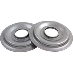 Brush Research Mfg. - 1-1/4" Diam Flat Carbon Steel Tube Brush - 0.006" Filament Diam, 1-1/2" Brush Length, 5-1/2" OAL, Steel Shank - USA Tool & Supply