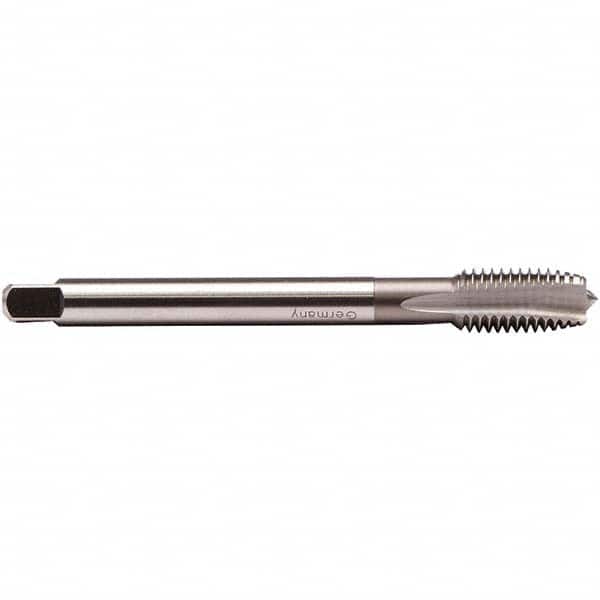 Emuge - M8x1.00 Metric Fine 6H 3 Flute Bright Finish HSS-E Spiral Point Tap - USA Tool & Supply