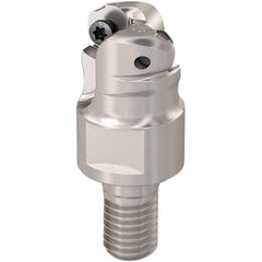 Seco - 13.4mm Cutting Diam, 6mm Max Depth of Cut, Modular Connection Indexable Copy End Mill - 2 Inserts, RP.. 1204 Insert, 217.29I-06 Toolholder, Steel, Through Coolant - USA Tool & Supply