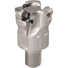 Seco - 26.1mm Cutting Diam, 6mm Max Depth of Cut, Modular Connection Indexable Copy End Mill - 3 Inserts, RP.. 1204 Insert, 217.29I-06 Toolholder, Steel, Through Coolant - USA Tool & Supply
