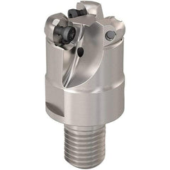 Seco - 20mm Cutting Diam, 6mm Max Depth of Cut, Modular Connection Indexable Copy End Mill - 3 Inserts, RP.. 1204 Insert, 217.29-06 Toolholder, Steel, Through Coolant - USA Tool & Supply