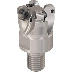 Seco - 23mm Cutting Diam, 6mm Max Depth of Cut, Modular Connection Indexable Copy End Mill - 4 Inserts, RP.. 1204 Insert, 217.29-06 Toolholder, Steel, Through Coolant - USA Tool & Supply