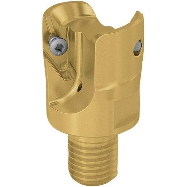 Seco - 40mm Cutting Diam, 10mm Max Depth of Cut, Modular Connection Indexable Copy End Mill - 2 Inserts, VPGX22 Insert, 217.97-22 Toolholder, Steel, Through Coolant - USA Tool & Supply