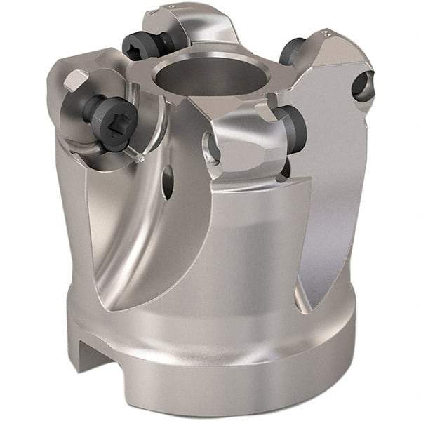 Seco - 28mm Cut Diam, 6mm Max Depth, 16mm Arbor Hole, 4 Inserts, RP..1204 Insert Style, Indexable Copy Face Mill - R220.29 Cutter Style, 14,000 Max RPM, 40mm High, Through Coolant, Series R220.29 - USA Tool & Supply