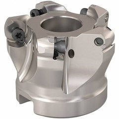 Seco - 38mm Cut Diam, 6mm Max Depth, 22mm Arbor Hole, 5 Inserts, RP..1204 Insert Style, Indexable Copy Face Mill - R220.29 Cutter Style, 12,300 Max RPM, 40mm High, Through Coolant, Series R220.29 - USA Tool & Supply