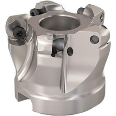 Seco - 38mm Cut Diam, 6mm Max Depth, 22mm Arbor Hole, 5 Inserts, RP..1204 Insert Style, Indexable Copy Face Mill - R220.29 Cutter Style, 12,500 Max RPM, 40mm High, Through Coolant, Series R220.29 - USA Tool & Supply