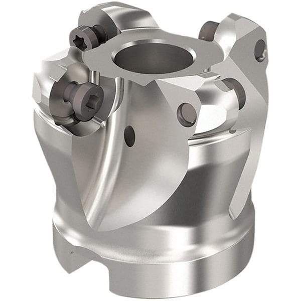 Seco - 32mm Cut Diam, 6mm Max Depth, 16mm Arbor Hole, 4 Inserts, RP..1204 Insert Style, Indexable Copy Face Mill - R220.29 Cutter Style, 13,300 Max RPM, 40mm High, Through Coolant, Series R220.29 - USA Tool & Supply