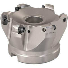 Seco - 68mm Cut Diam, 6mm Max Depth, 27mm Arbor Hole, 6 Inserts, RP..1204 Insert Style, Indexable Copy Face Mill - R220.29 Cutter Style, 10,000 Max RPM, 50mm High, Through Coolant, Series R220.29 - USA Tool & Supply