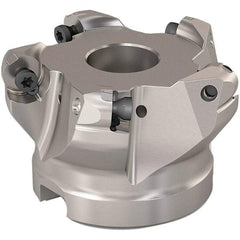 Seco - 51mm Cut Diam, 6mm Max Depth, 22mm Arbor Hole, 5 Inserts, RP..1204 Insert Style, Indexable Copy Face Mill - R220.29 Cutter Style, 11,200 Max RPM, 40mm High, Through Coolant, Series R220.29 - USA Tool & Supply
