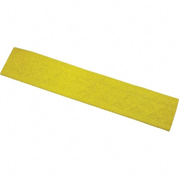 Ergo Advantage - 22" Long x 4" Wide x 1" Thick, Anti-Fatigue Modular Matting Anti-Fatigue Flooring - Female, 1 Interlocking Side, Yellow, For Dry & Wet Areas - USA Tool & Supply