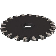 Seco - Arbor Hole Connection, 0.669" Cutting Width, 121mm Depth of Cut, 315mm Cutter Diam, 50mm Hole Diam, 10 Tooth Indexable Slotting Cutter - R335.25 Toolholder, XNHQ 1407 Insert, Neutral Cutting Direction - USA Tool & Supply
