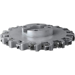 Seco - Shell Mount Connection, 1.024" Cutting Width, 91.5mm Depth of Cut, 315mm Cutter Diam, 60mm Hole Diam, 9 Tooth Indexable Slotting Cutter - R335.25 Toolholder, XNHQ 1707 Insert, Right Hand Cutting Direction - USA Tool & Supply