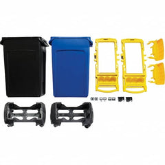 Rubbermaid - Janitor Carts & Caddies Type: Rim Caddy Kit Material: Resin - USA Tool & Supply