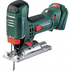 Metabo - 18 Volt, 550 to 2,800 SPM, 13/16" Stroke Length, Lithium-Ion Cordless Jigsaw - 45° Cutting Angle, Series 18V LiHD - USA Tool & Supply