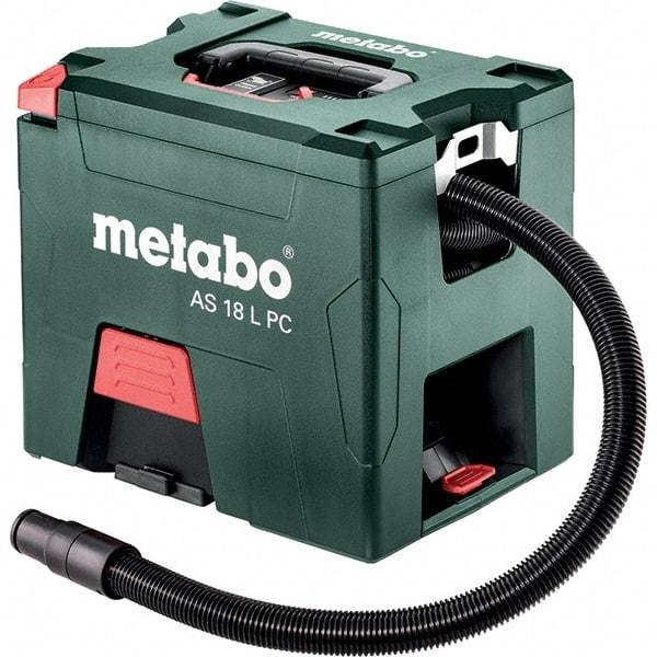 Metabo - 2 Gal Capacity, Cordless Portable Wet/Dry Vacuum Bare - 18 Volts, 16.5 Lb - USA Tool & Supply