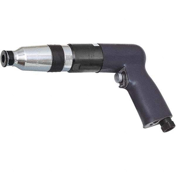 Ingersoll-Rand - 1/4" Bit Holder, 1,000 RPM, Pistol Grip Handle Air Screwdriver - 15 to 40 In/Lb Torque, 7 CFM - USA Tool & Supply