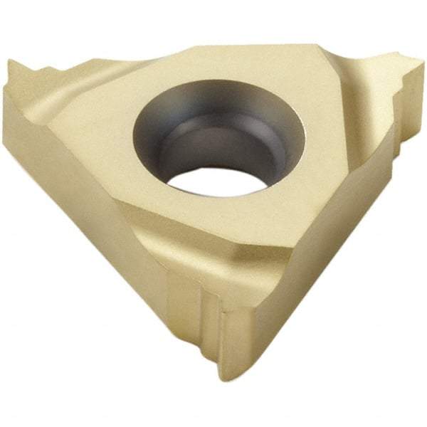 Seco - 16NL Internal Left Hand ISO Laydown Threading Insert - Grade CP200, TiAlN Coated Carbide, 3/8" Inscribed Circle - USA Tool & Supply