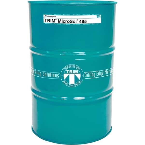 Master Fluid Solutions - TRIM MicroSol 455, 54 Gal Drum Cutting Fluid - Semisynthetic - USA Tool & Supply