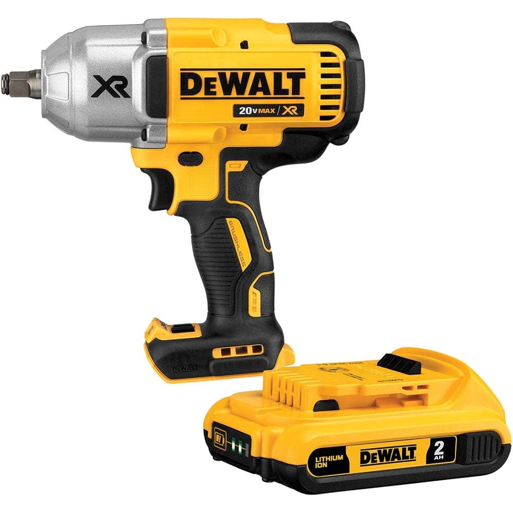 DeWALT - Cordless Impact Wrenches & Ratchets Voltage: 20.00 Drive Size (Inch): 1/2 - USA Tool & Supply