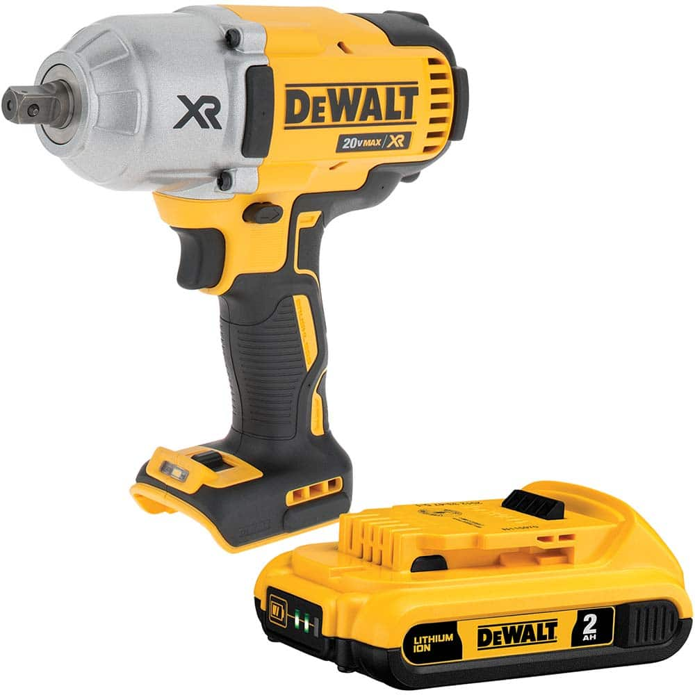 DeWALT - Cordless Impact Wrenches & Ratchets Voltage: 20.00 Drive Size (Inch): 1/2 - USA Tool & Supply