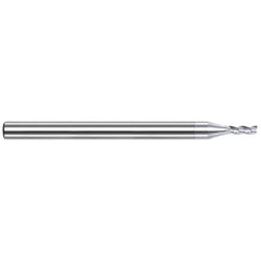 Harvey Tool - Square End Mills; Mill Diameter (Inch): 1/8 ; Mill Diameter (Decimal Inch): 0.1250 ; Length of Cut (Inch): 3/16 ; Length of Cut (Decimal Inch): 0.1870 ; Material: Solid Carbide ; Finish/Coating: TiB2 - Exact Industrial Supply
