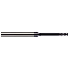 Harvey Tool - Square End Mills; Mill Diameter (Decimal Inch): 0.0500 ; Length of Cut (Decimal Inch): 0.1500 ; Material: Solid Carbide ; Finish/Coating: AlTiN ; Shank Diameter (Inch): 1/8 ; Single or Double End: Single - Exact Industrial Supply